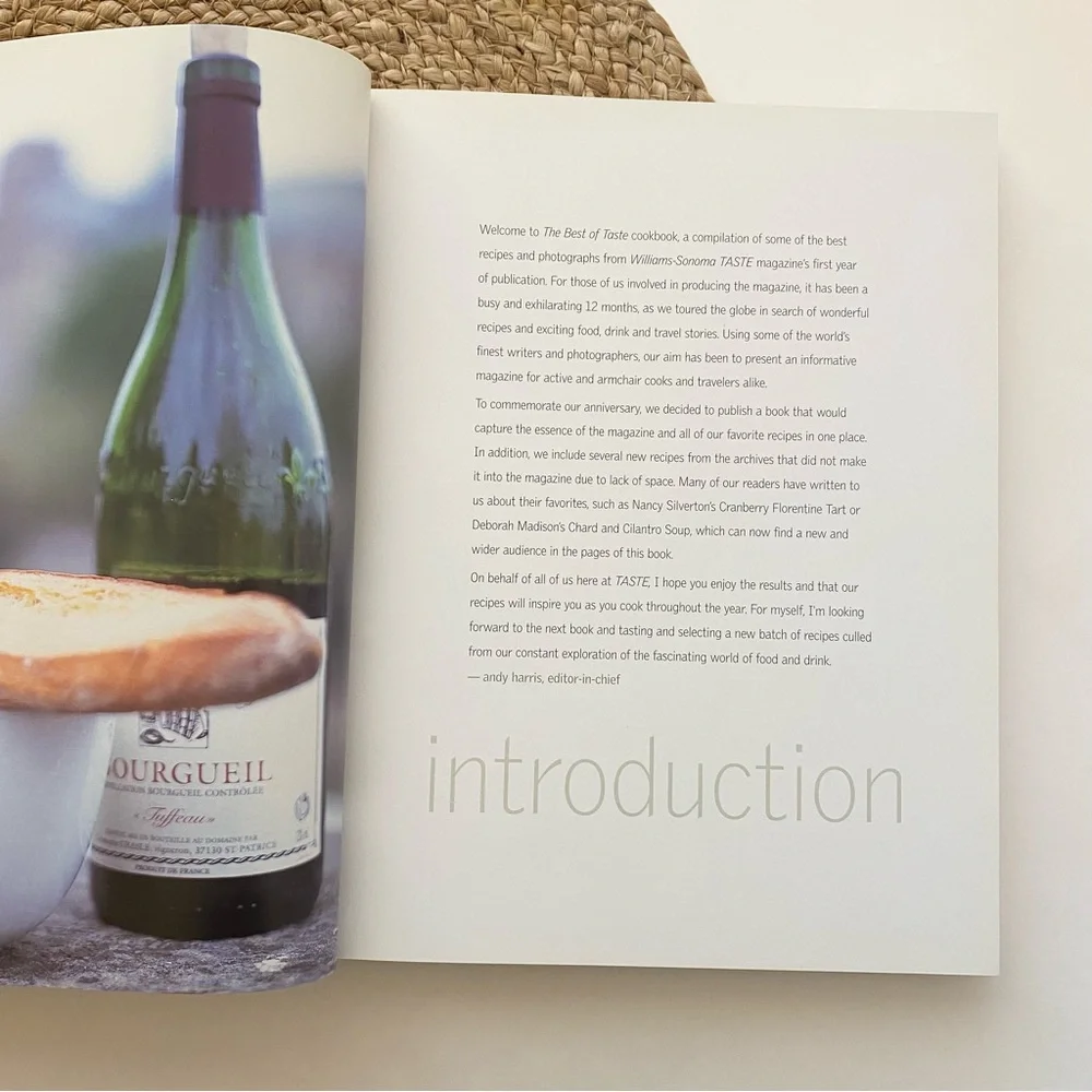 WILLIAMS-SONOMA The Best of Taste Cookbook